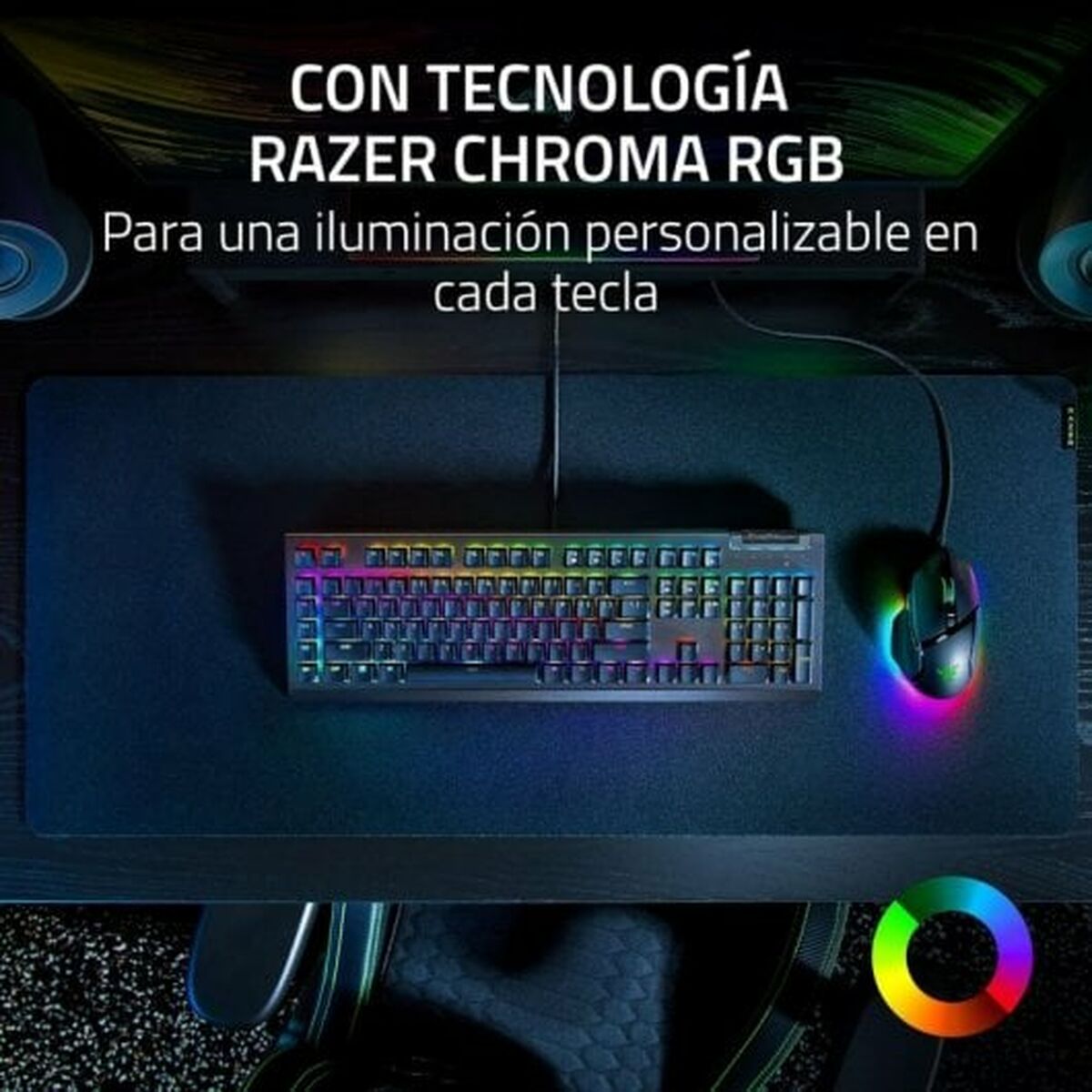 Teclado Razer BlackWidow V4 X Yellow Switch Negro