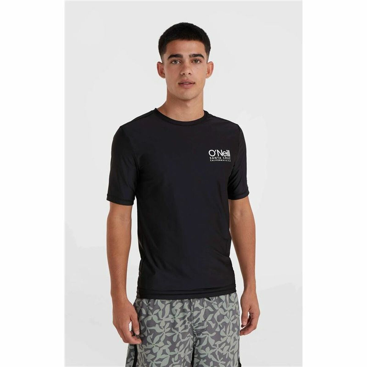 Camiseta de Manga Corta Hombre O'Neill Essentials Cali S/Sl Negro