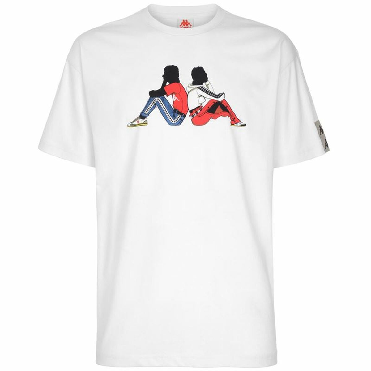 Camiseta de Manga Corta Hombre Kappa Kappa 222 Banda pop