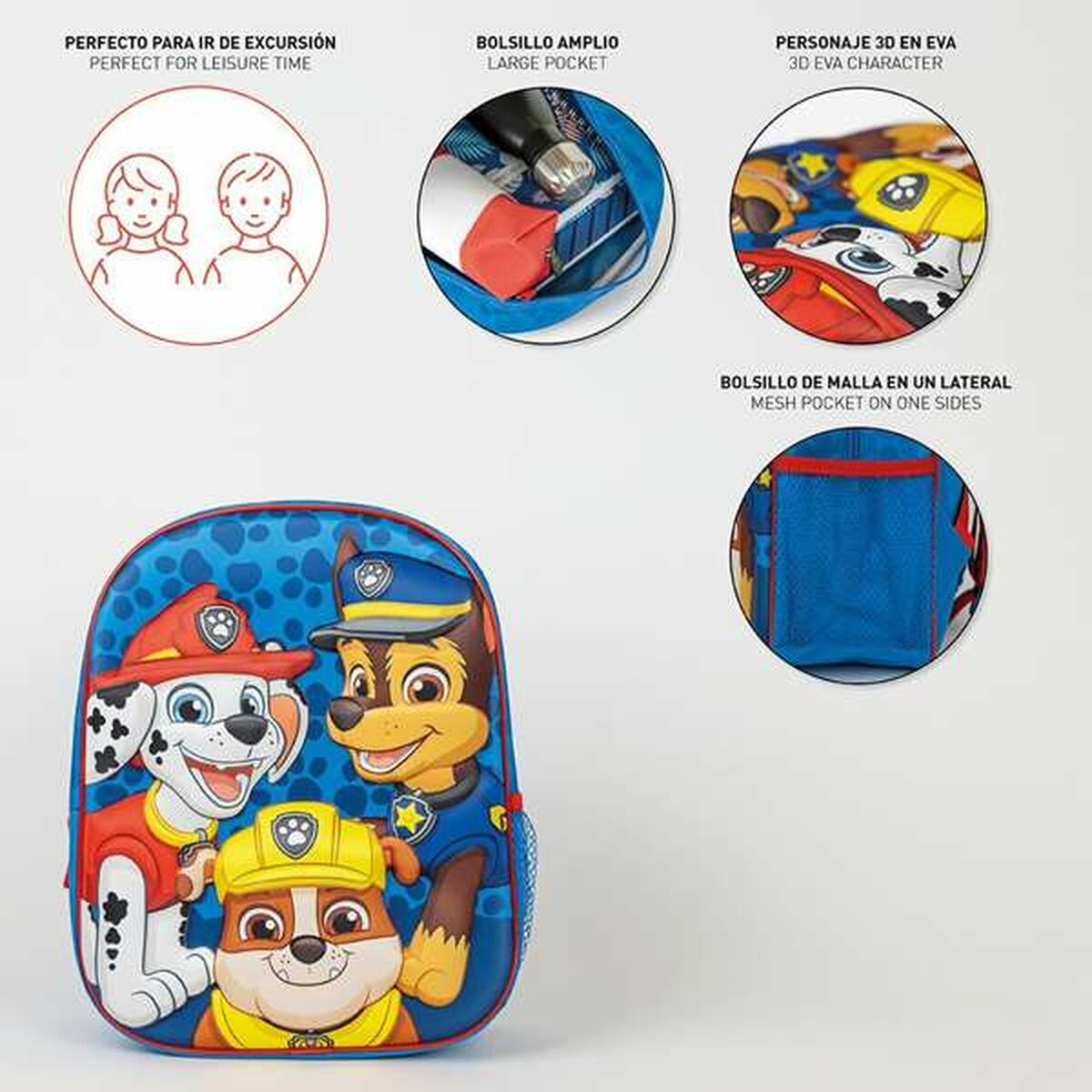 Mochila Escolar The Paw Patrol