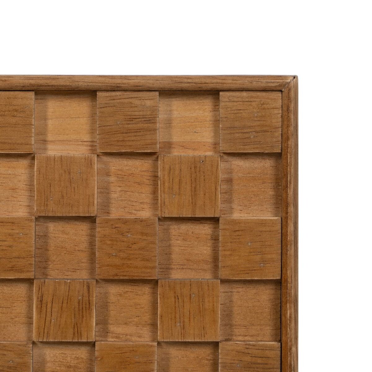 Mesita de Noche MARIGNI Negro Natural Hierro Madera de fresno Madera MDF 51,5 x 42 x 56,5 cm