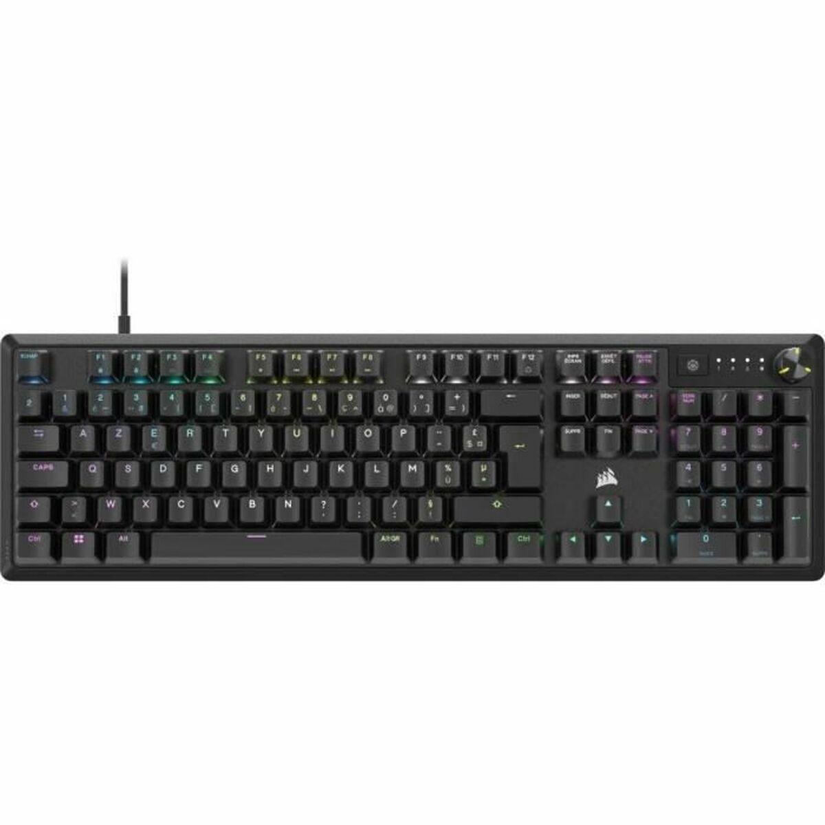 Teclado Corsair K70 CORE Negro Francés AZERTY