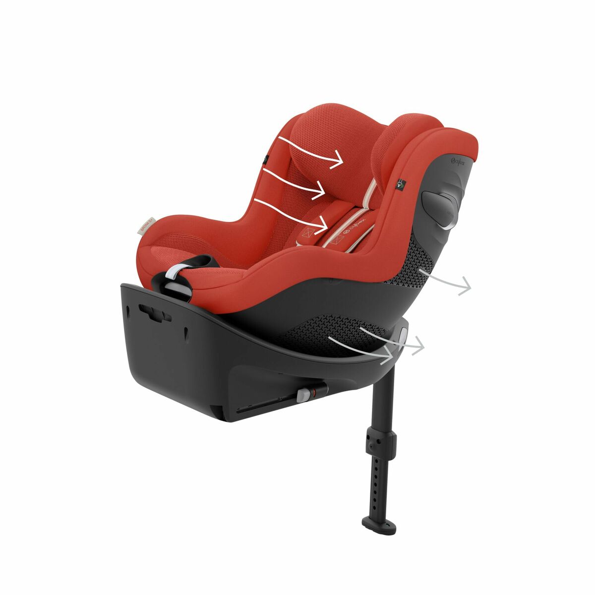 Silla para el Coche Cybex Sirona G I-SIZE PLUS Rojo rouge ECE R129/04