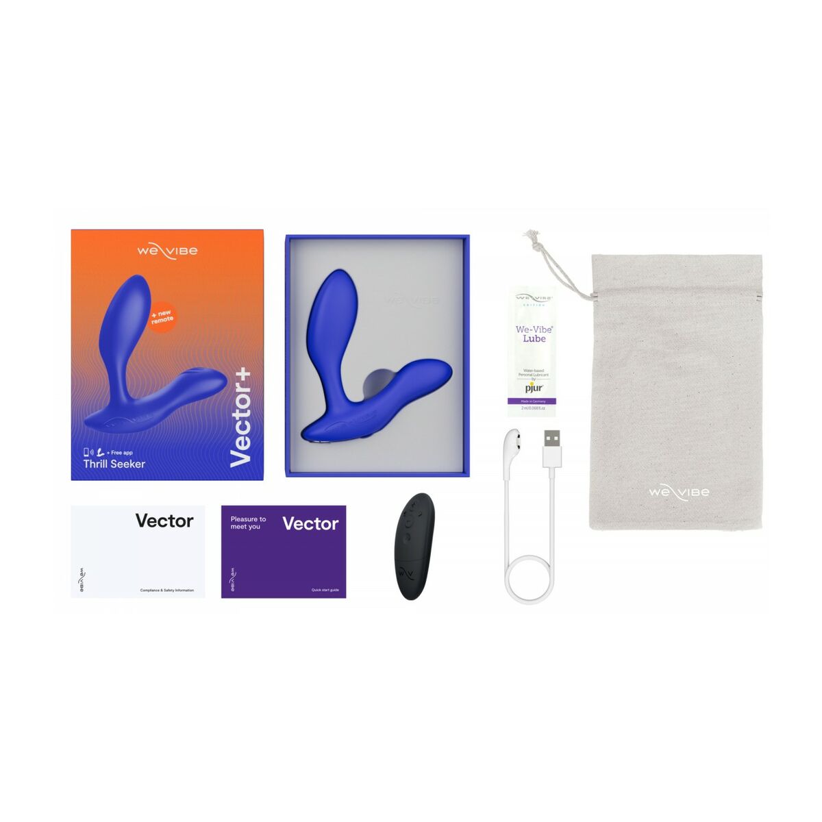 Vibrador anal We-Vibe Azul