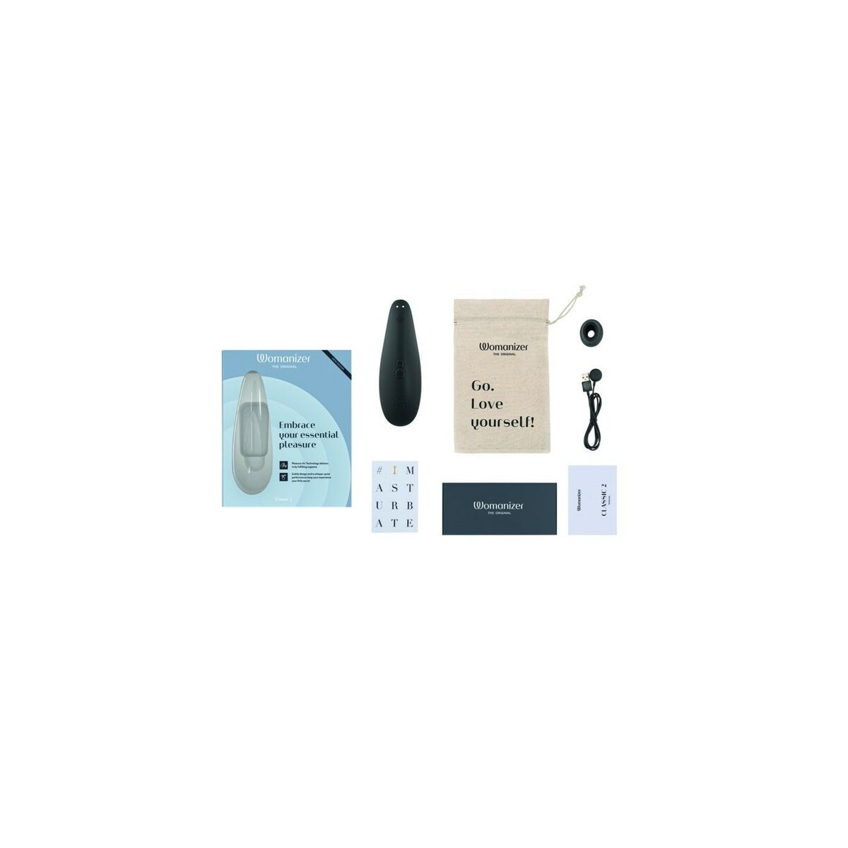 Vibrador Womanizer WOM164-BLACK Negro