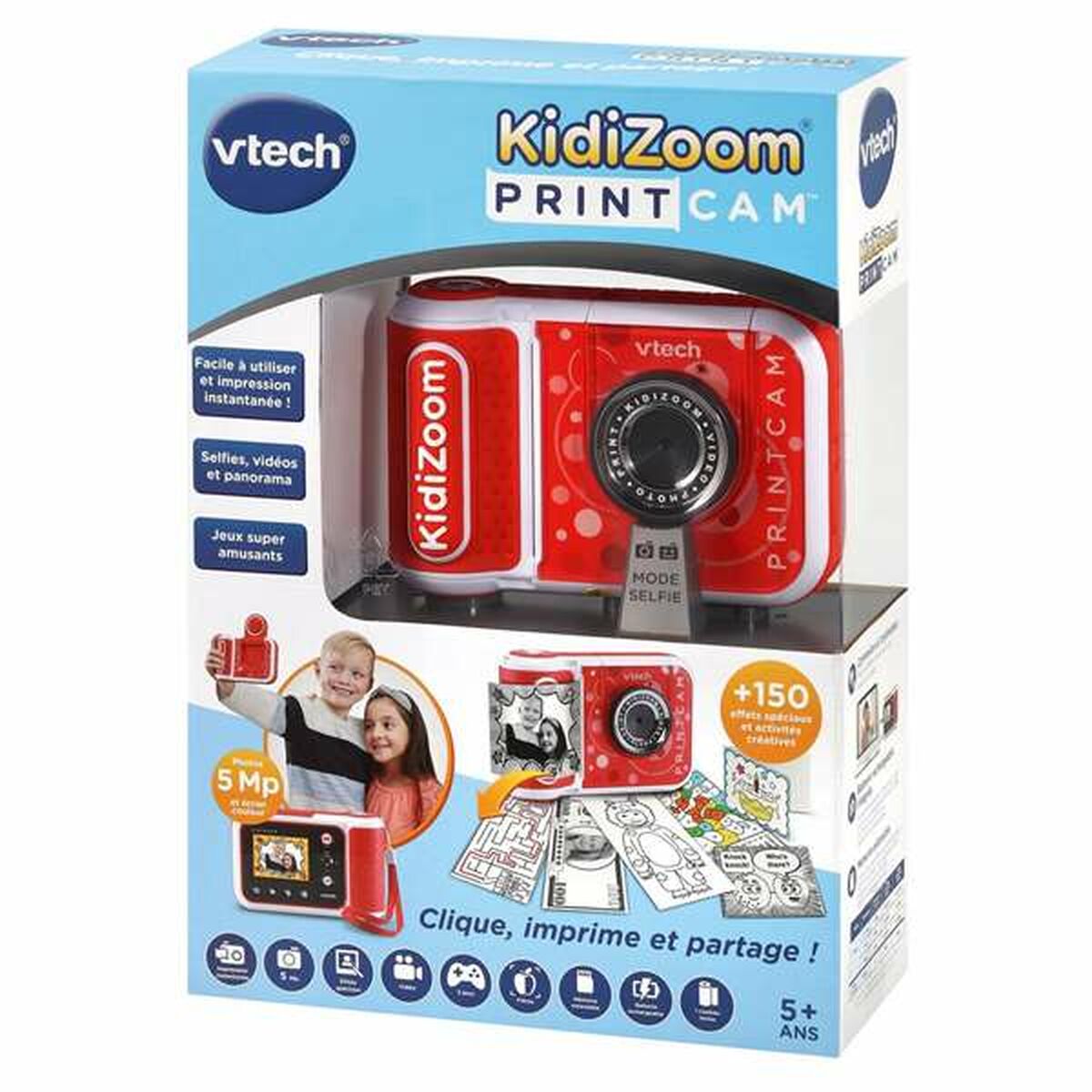 Cámara Digital Infantil Vtech Kidizoom Impresora Fotográfica