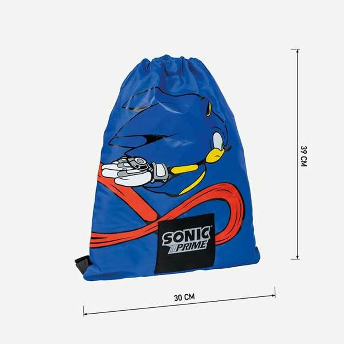 Mochila Escolar Sonic Blue 30 x 39 cm