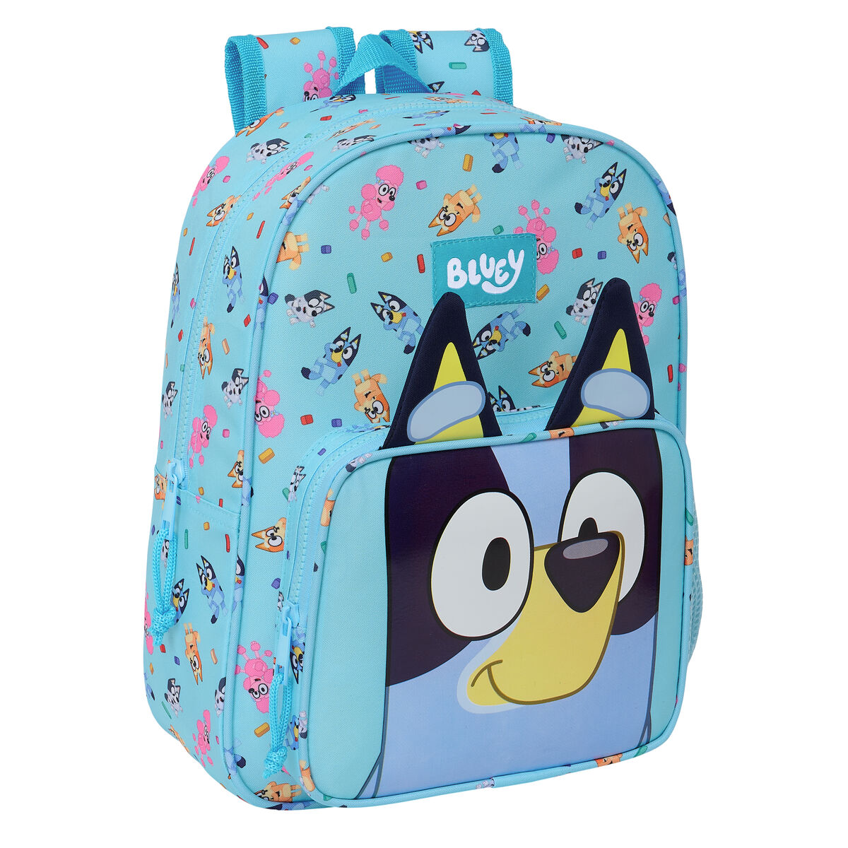 Mochila Escolar Bluey Azul cielo 26 x 34 x 11 cm