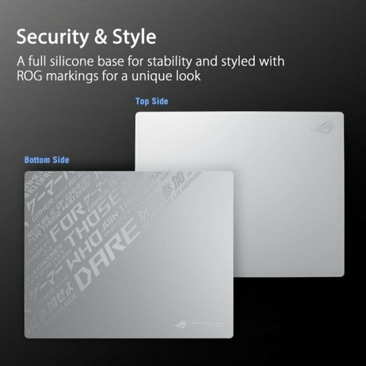 Alfombrilla de Ratón Asus ROG Moonstone Ace L Blanco