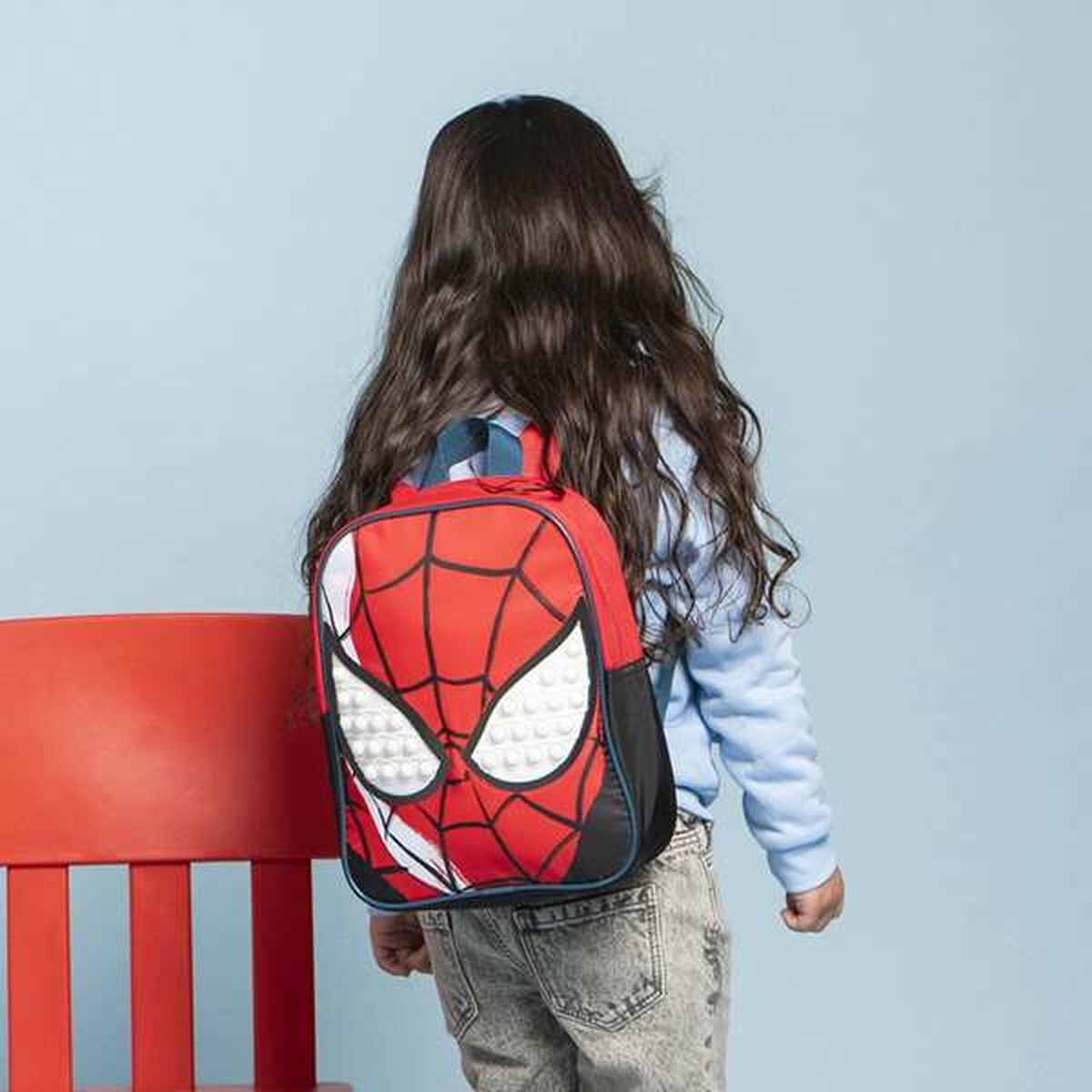 Mochila Escolar Spider-Man Rojo 21,7 x 28,0 x 9,0 cm