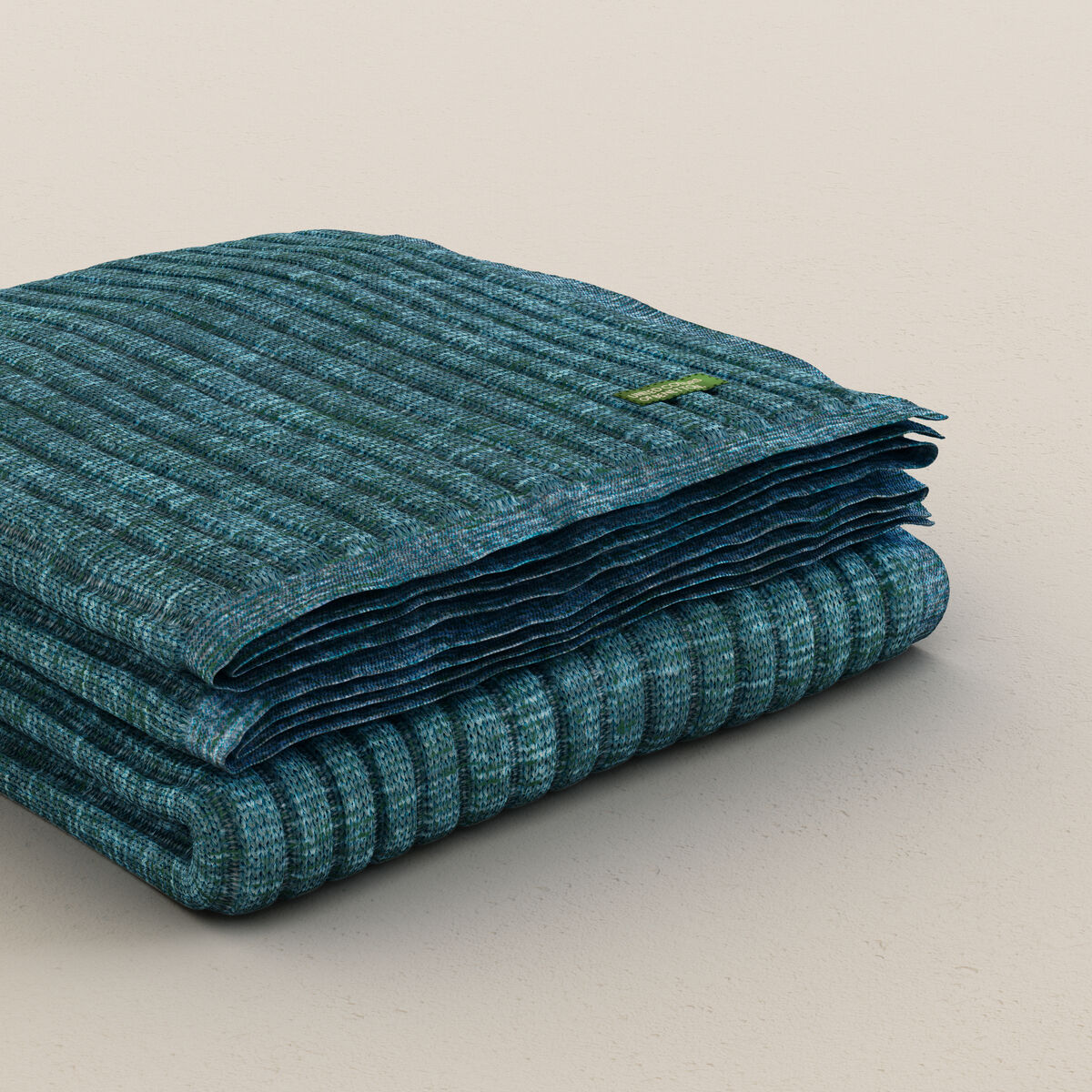 Cubrecamas Benetton Azul 140 x 190 cm