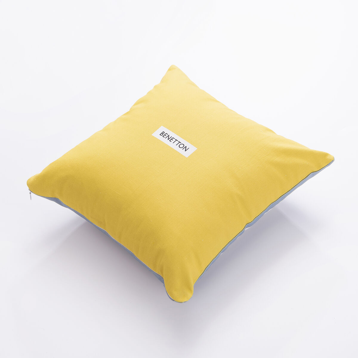Cojín Benetton Amarillo Blanco Cerezas 40 x 40 cm Cuadrado