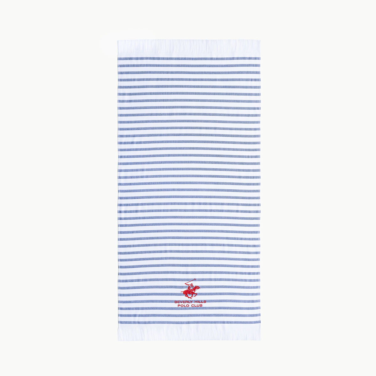Toalla de baño Beverly Hills Polo Club Azul Blanco 100 % algodón 80 x 165 cm