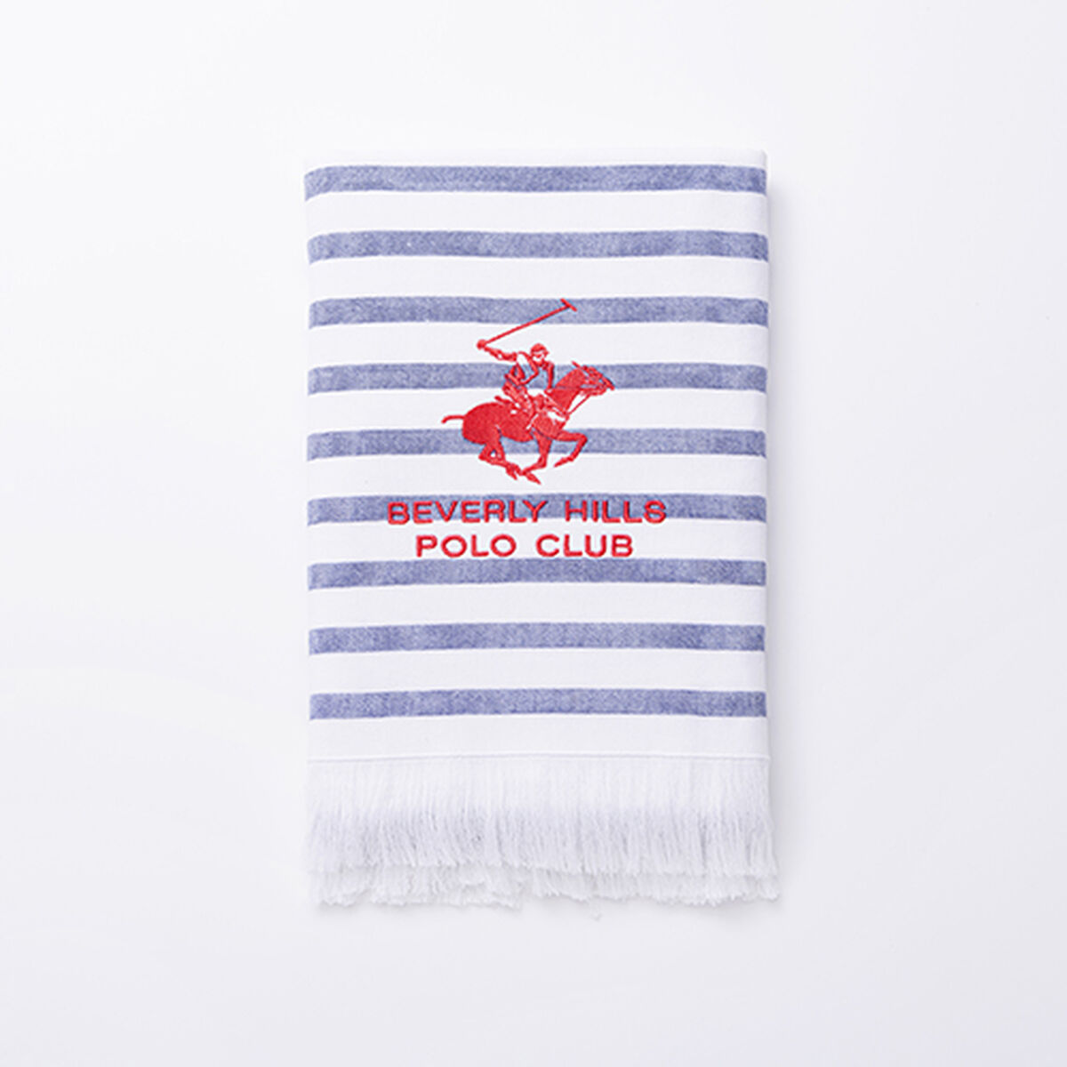 Toalla de baño Beverly Hills Polo Club Azul Blanco 100 % algodón 80 x 165 cm