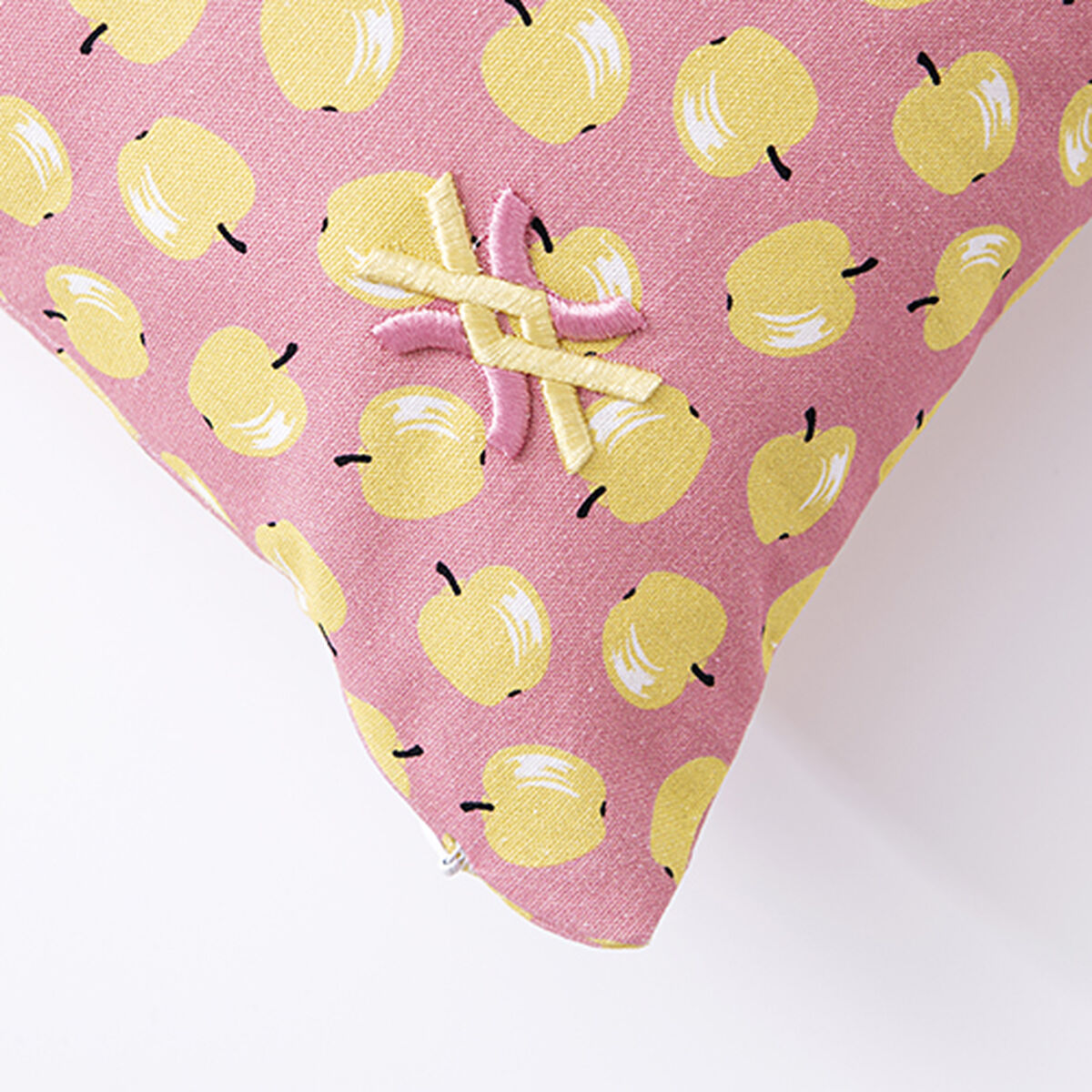 Cojín Benetton Amarillo Rosa Manzana 40 x 40 cm Cuadrado