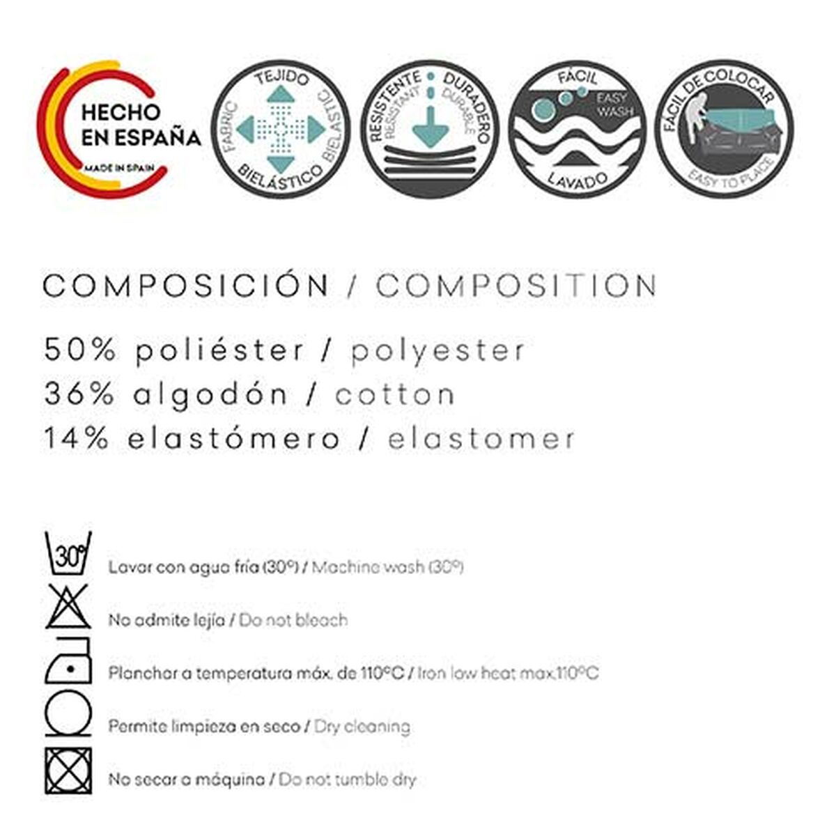 Funda de cojín Eysa THOR Beige Sofá