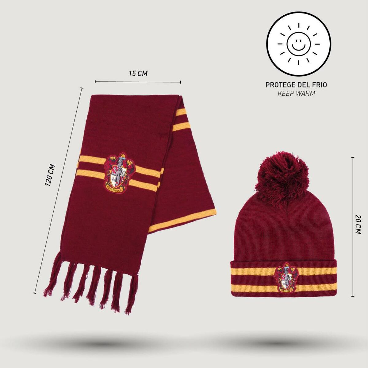Gorro y Bufanda Harry Potter