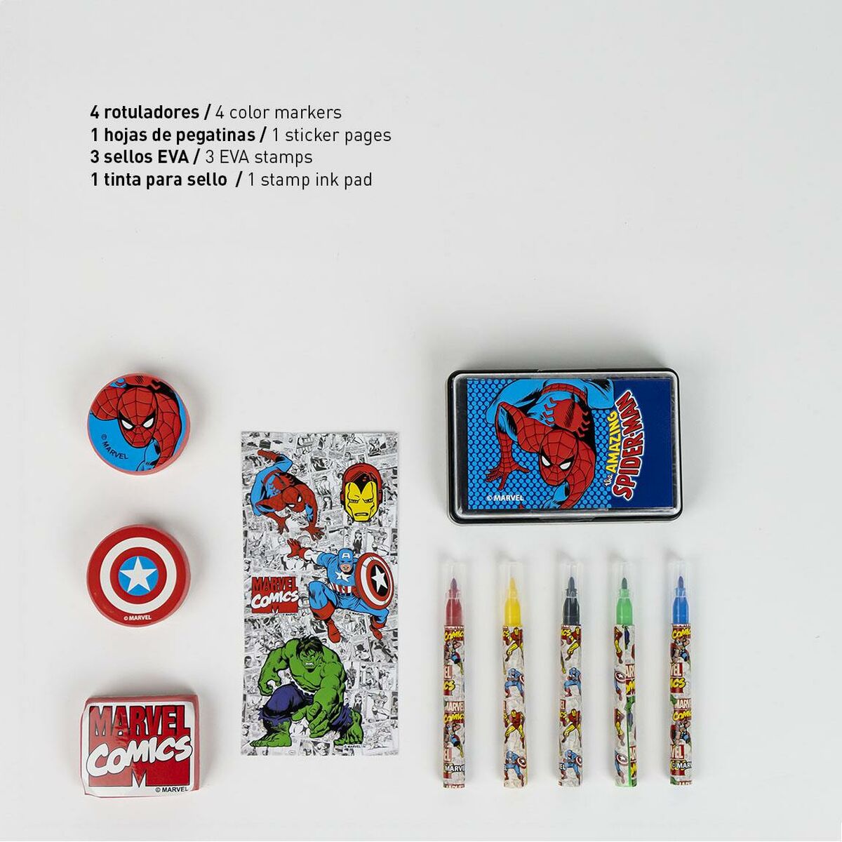Set de Papelería Marvel
