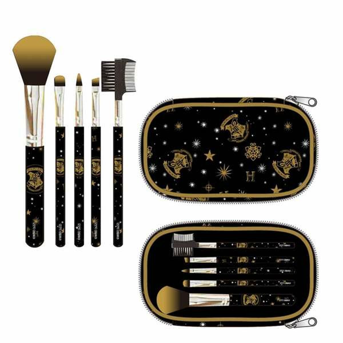Set de Brochas de Maquillaje Harry Potter 4 Piezas