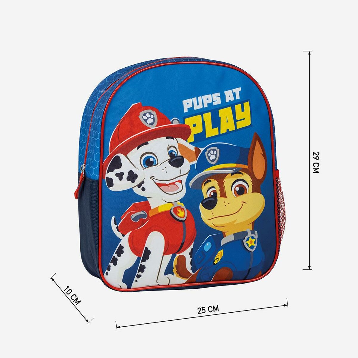Mochila Escolar The Paw Patrol Azul 8,0 x 30,0 x 25,0 cm