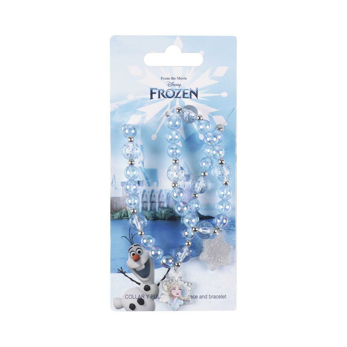 Set Collar y Pulseras Frozen Azul 2 Piezas