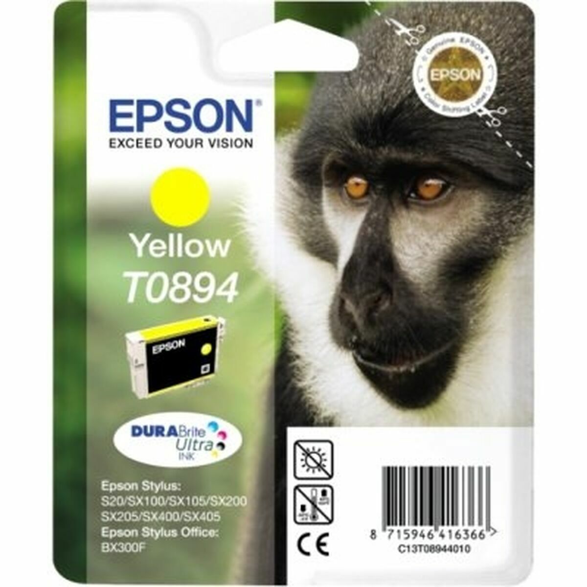 Cartucho de Tinta Original S20/21/SX105 Epson C13T08944011 Amarillo