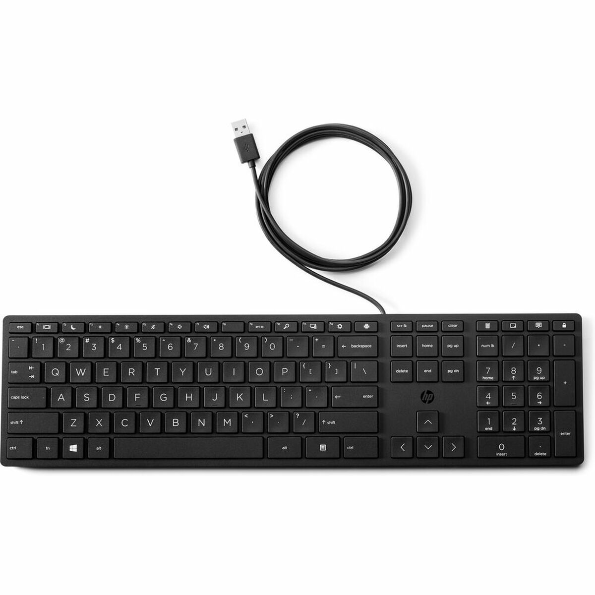 Teclado HP 9SR37AA Negro QWERTY