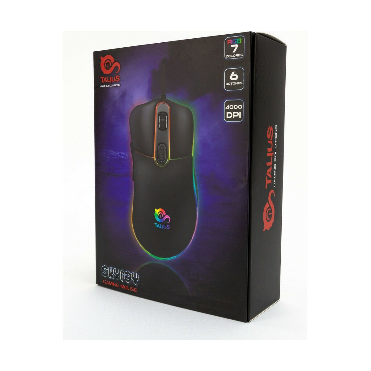 Ratón Gaming Talius SKYRAY 4000 dpi Negro