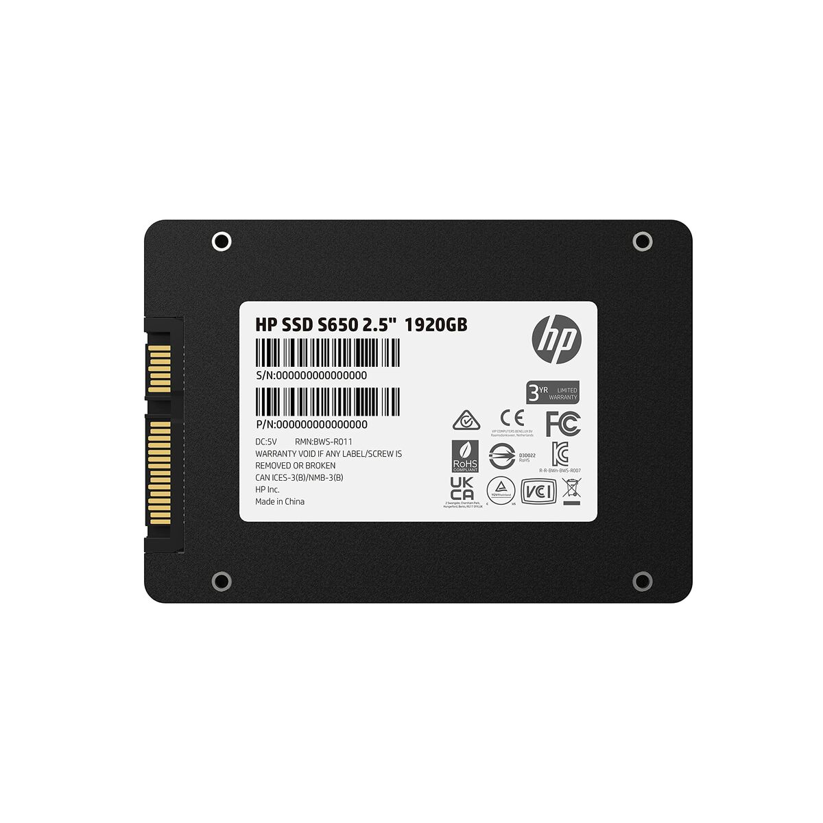 Disco Duro HP 345N1AA#ABB 1,92 TB SSD