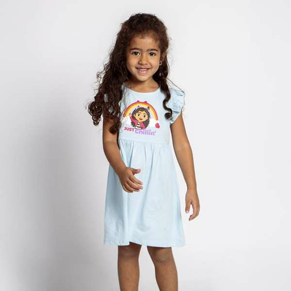 Vestido Gabby's Dollhouse Turquesa