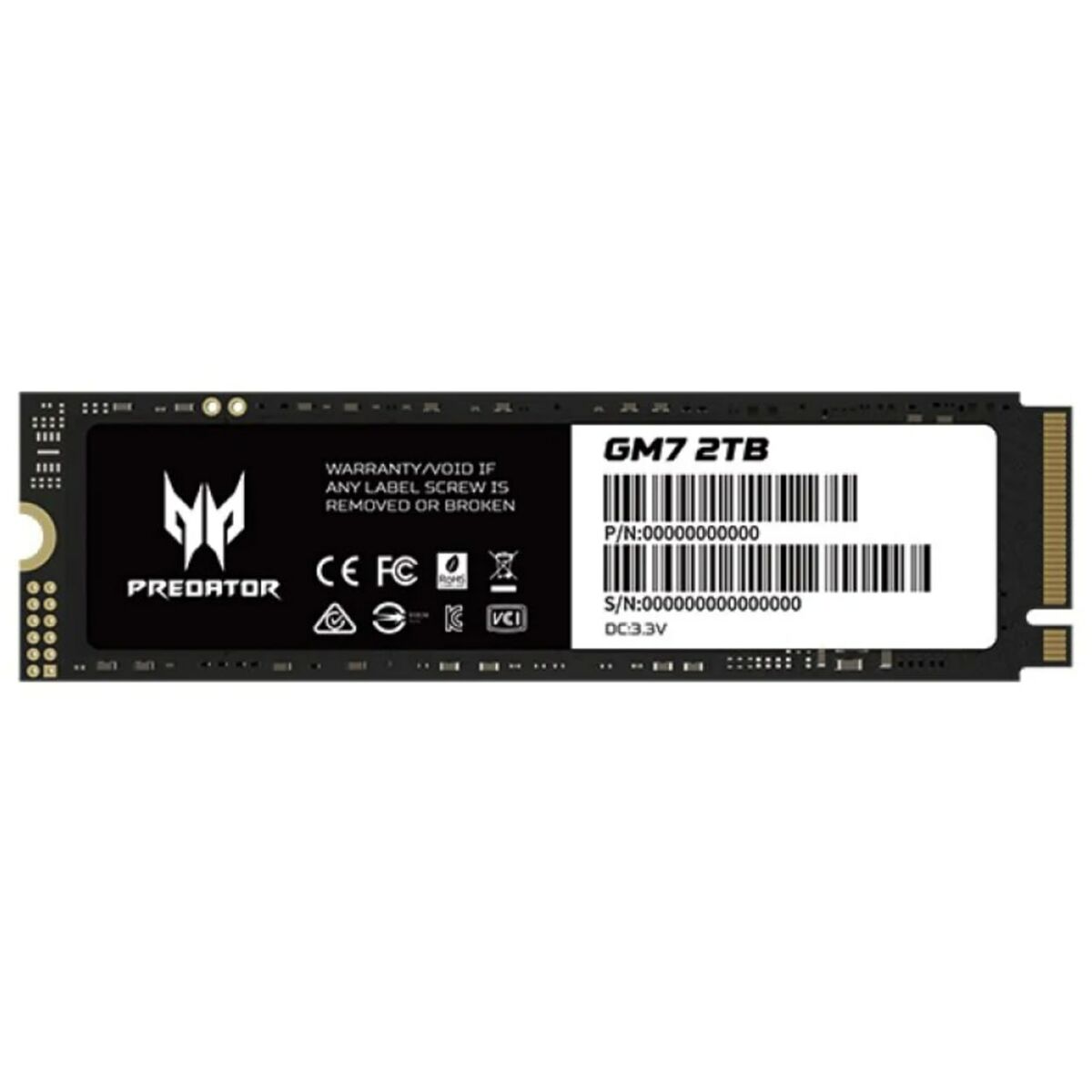 Disco Duro Acer BL.9BWWR.119 2 TB SSD