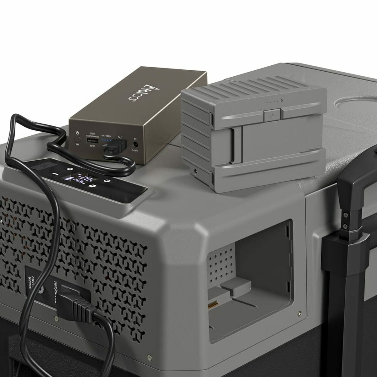 Nevera Portátil Eléctrica Yolco BCX40 GREY Gris 39 L