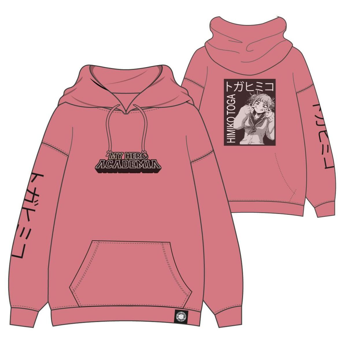 Sudadera con Capucha My Hero Academia Rosa
