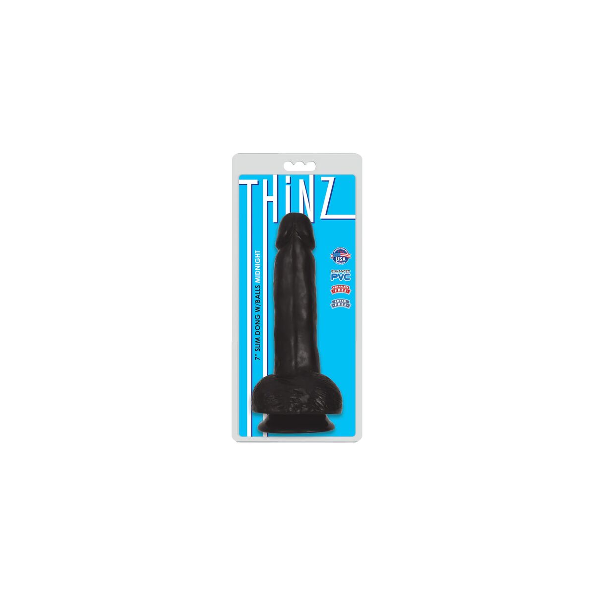 Dildo XR Negro 17,8 cm
