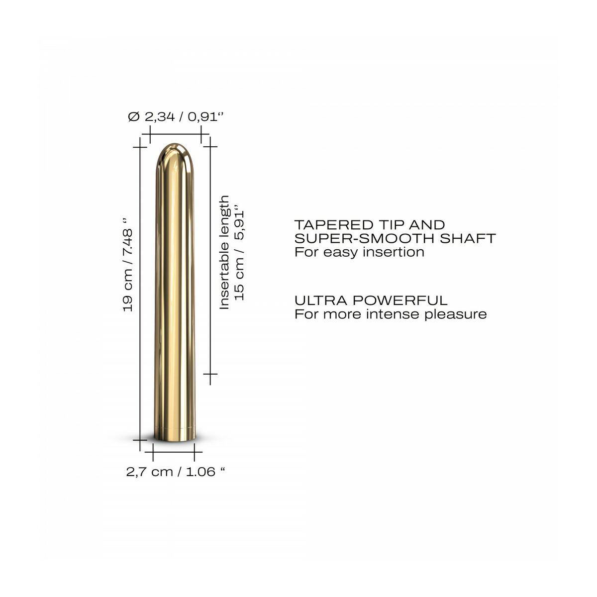 Vibrador Dorcel Dorado