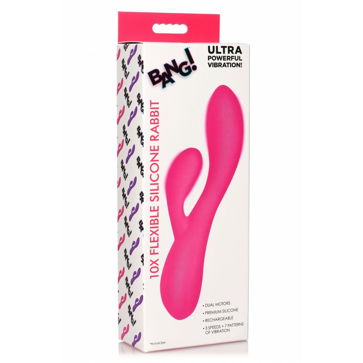 Vibrador Doble Estimulación XR Rosa Silicona
