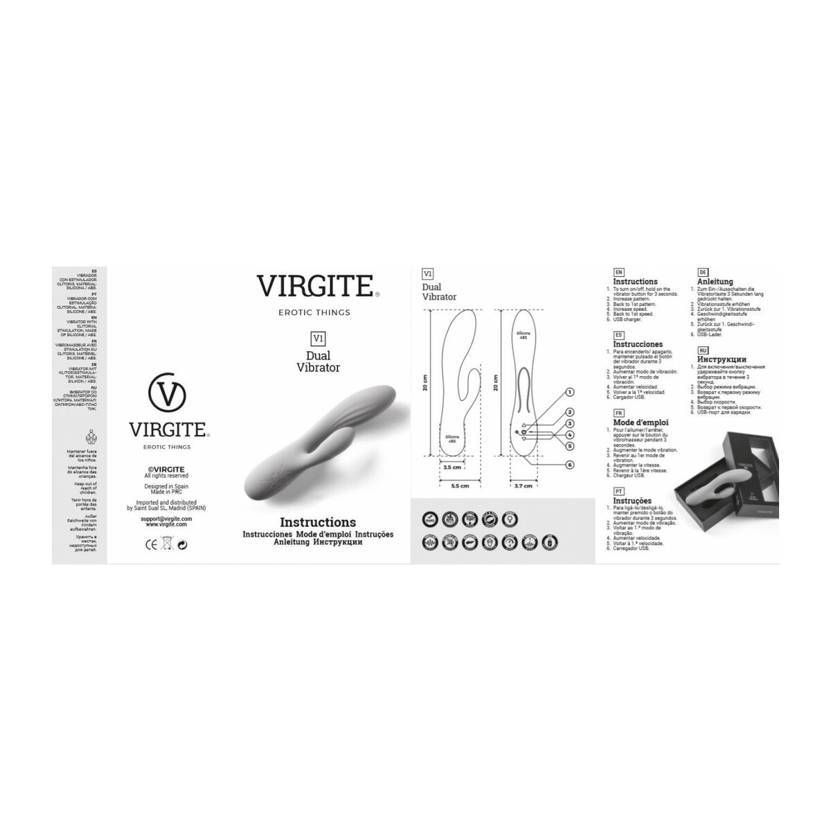 Vibrador Punto G Virgite Morado