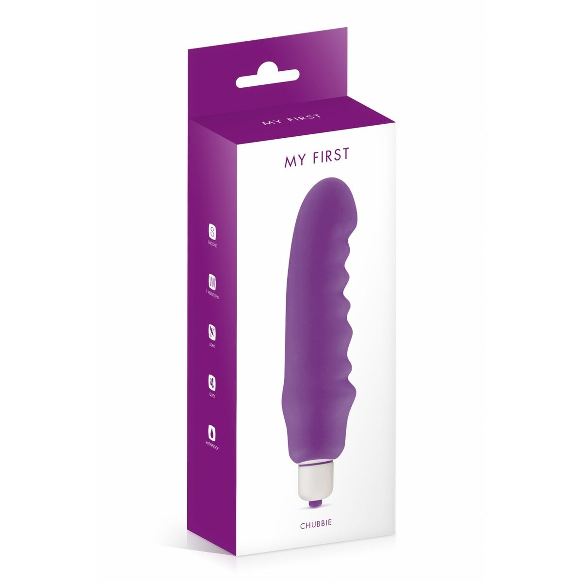 Vibrador My First Morado Silicona