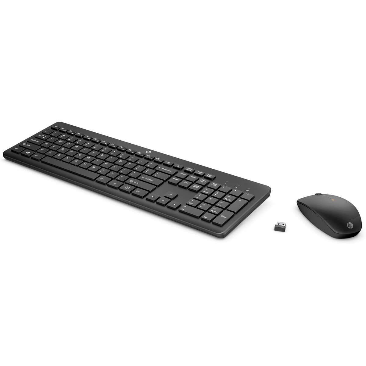 Teclado y Ratón HP 18H24AA#ABE Negro QWERTY Qwerty US