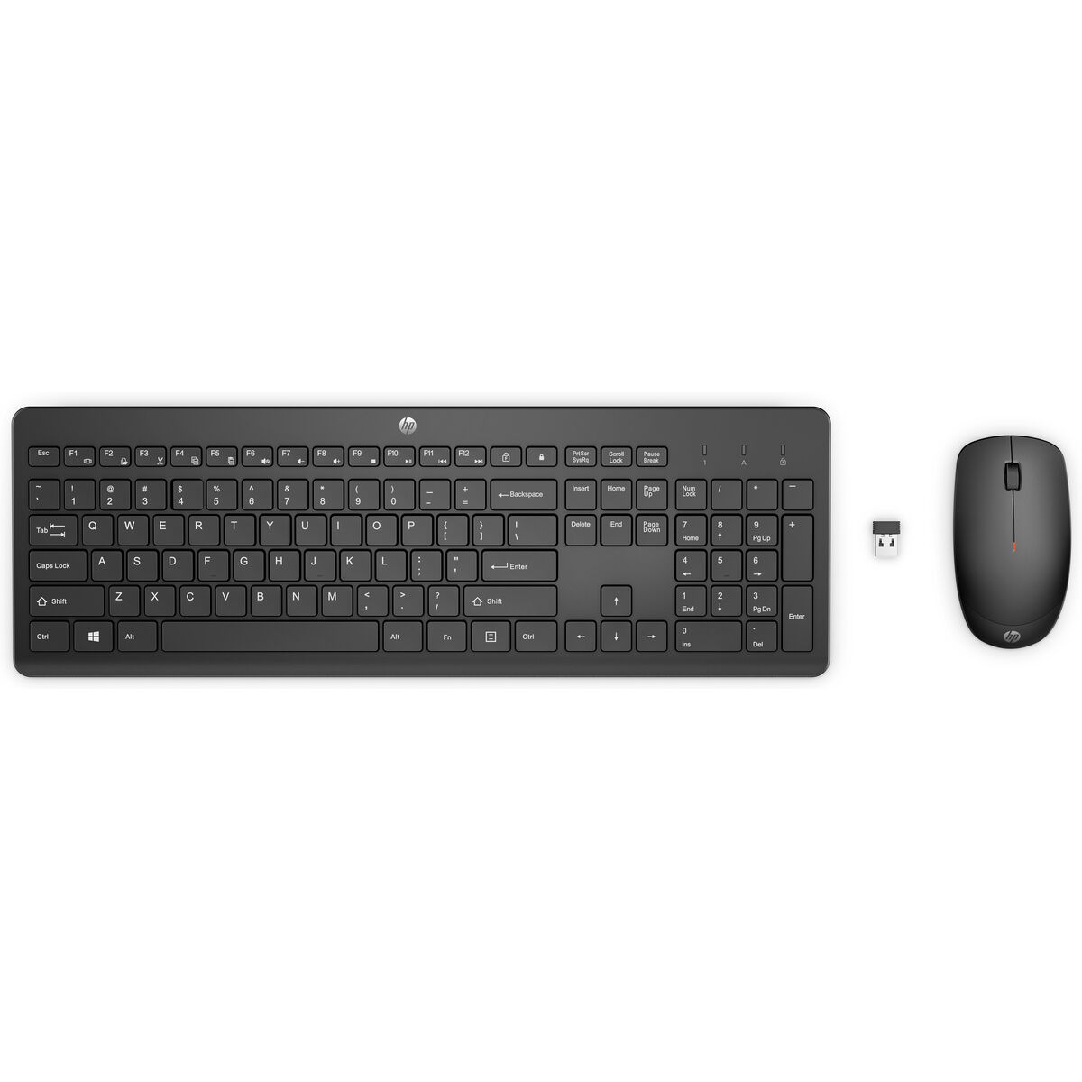 Teclado y Ratón HP 18H24AA#ABE Negro QWERTY Qwerty US