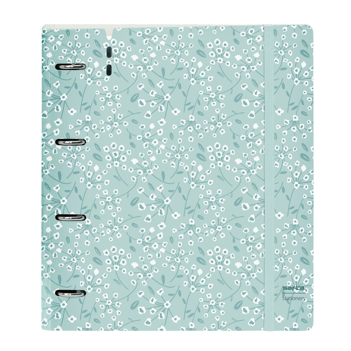 Carpeta de anillas Safta Light blue flowers