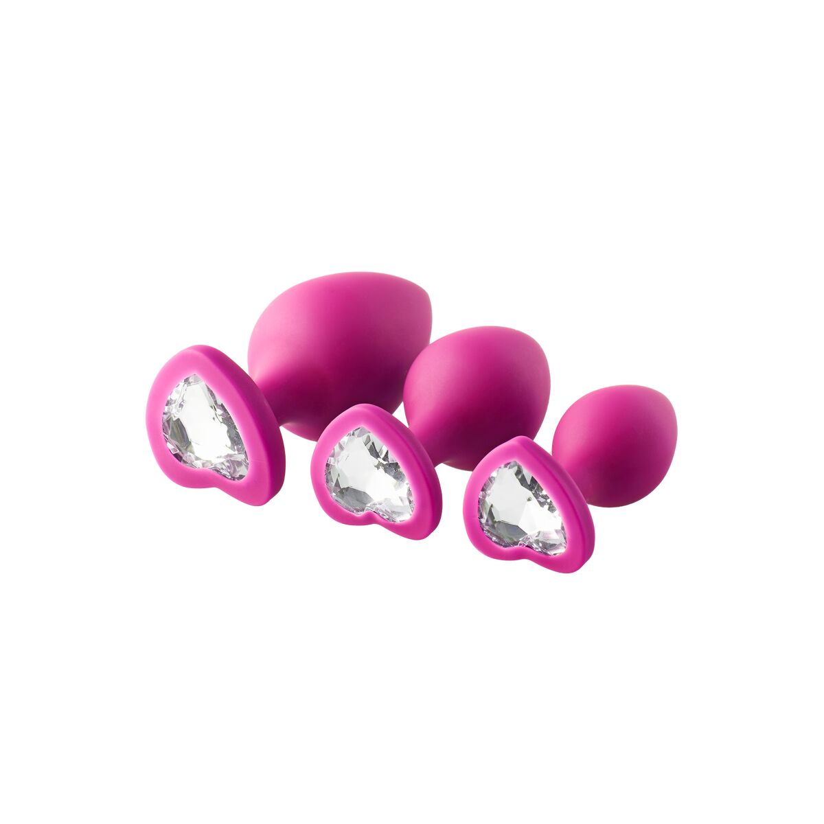 Plug Anal Dream Toys Flirts Rosa 3 Piezas
