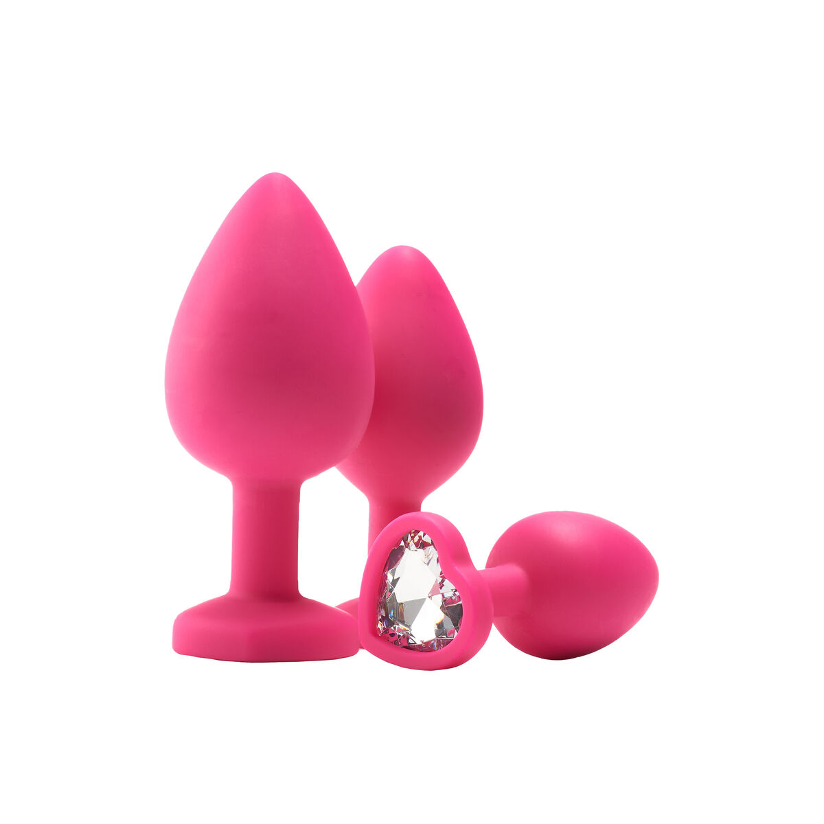 Plug Anal Dream Toys Flirts Rosa 3 Piezas