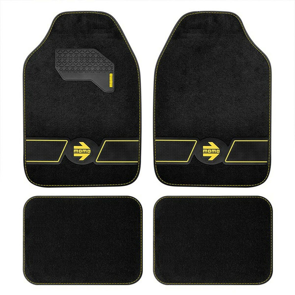 Set de Alfombrillas para Coche MOMO MOMLCM4FUBY Universal 4 Piezas