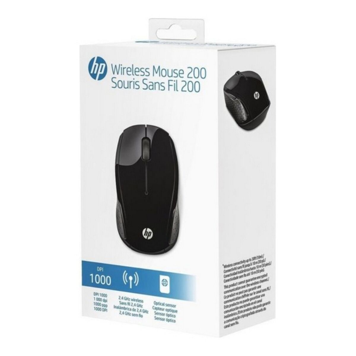 Ratón Inalámbrico HP Wireless Mouse 200 Negro