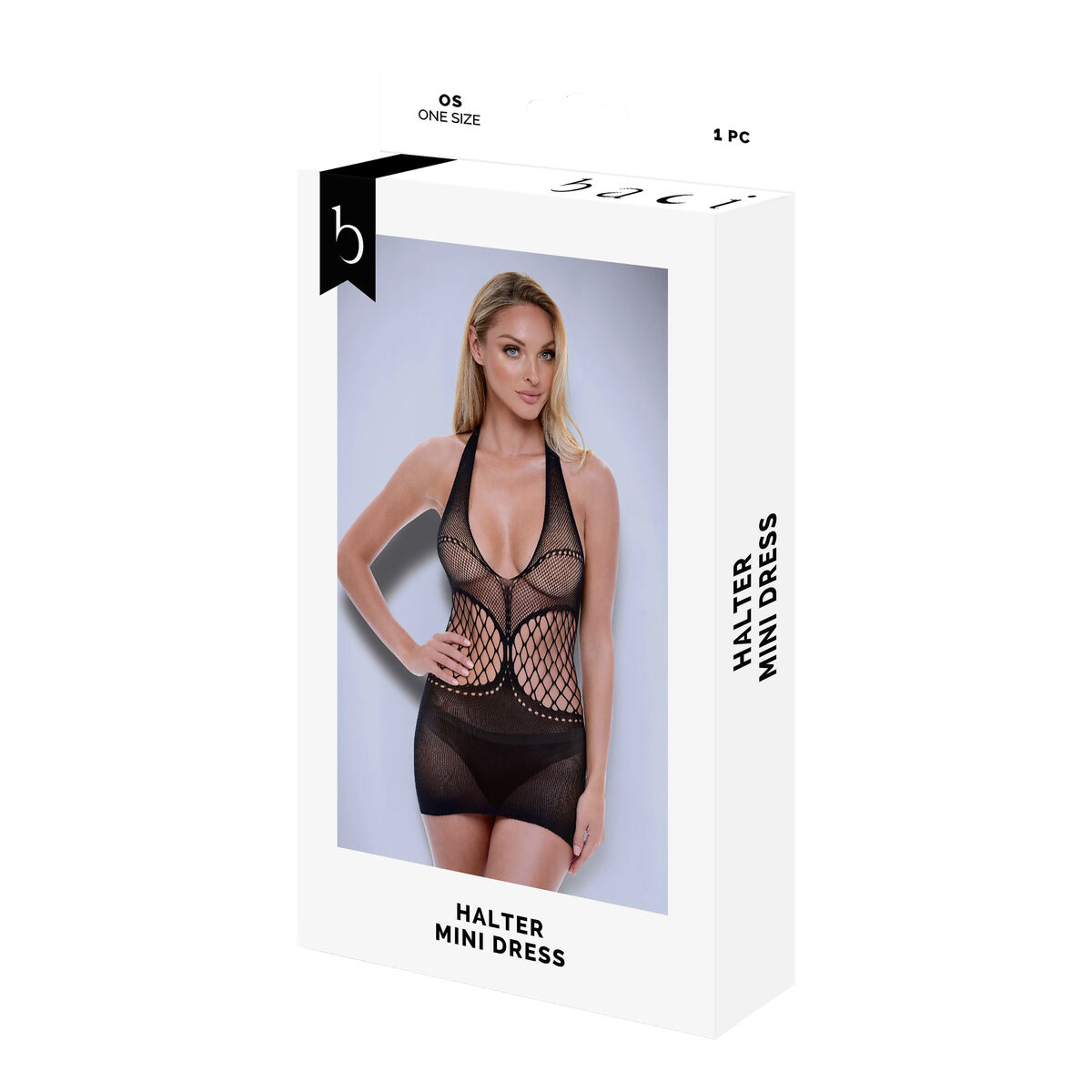 Vestido Baci Lingerie Negro (Talla única)