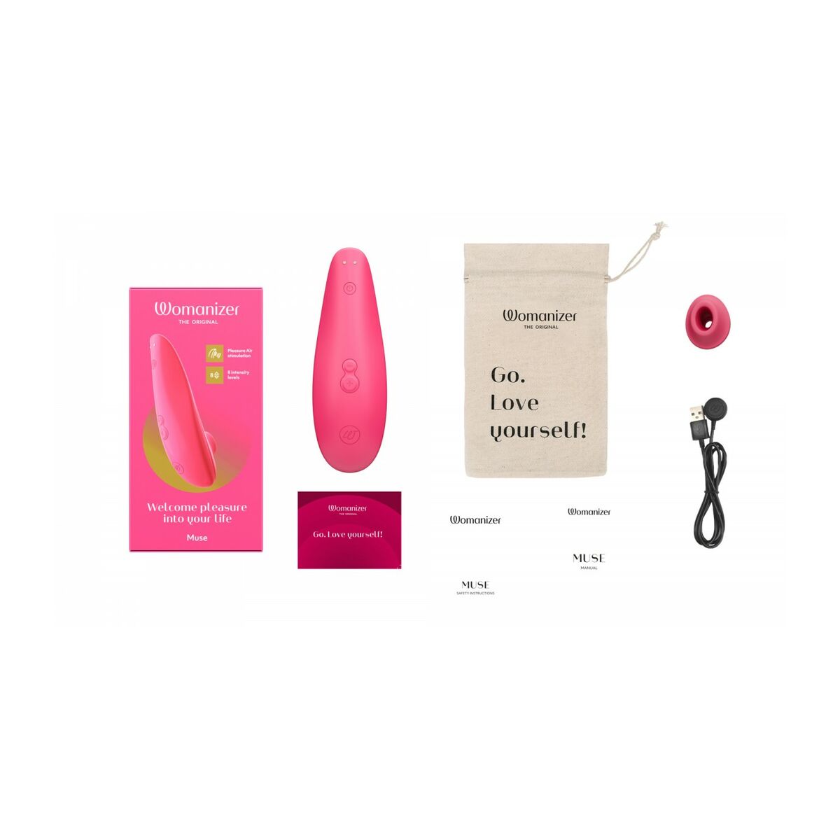 Succionador de Clítoris Womanizer Rosa