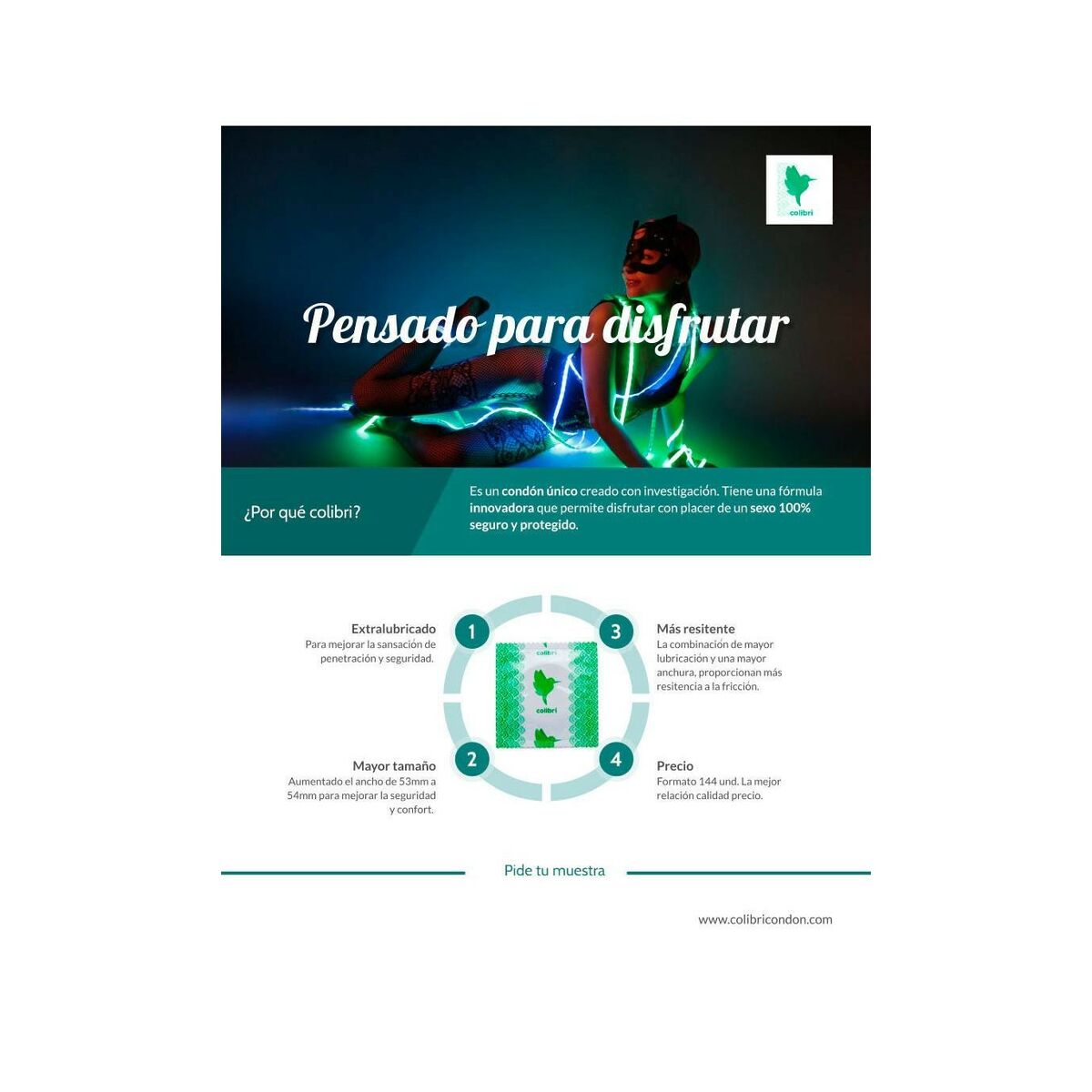 Preservativos Colibrí 144 Unidades