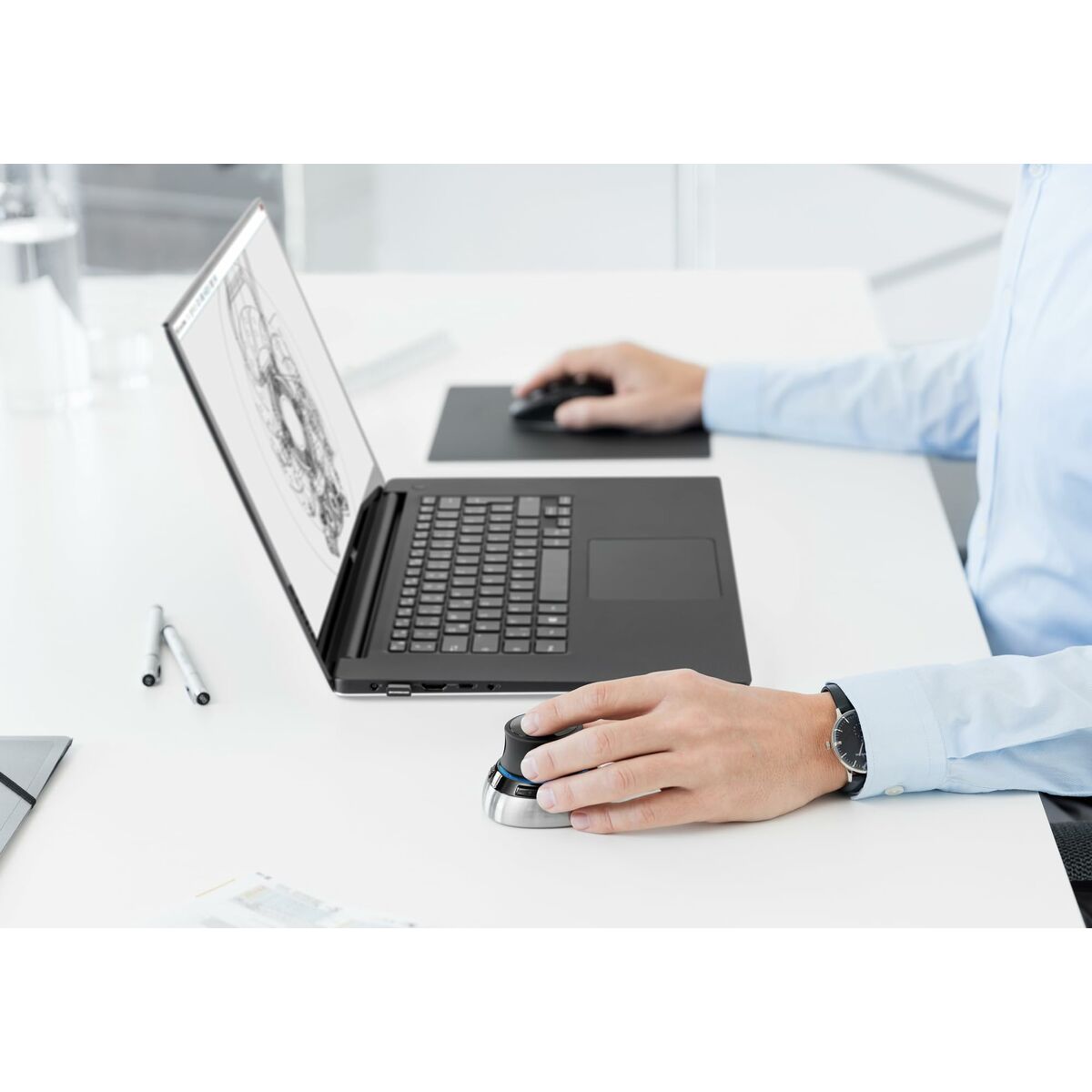 Ratón 3Dconnexion 3DX-700136 Negro