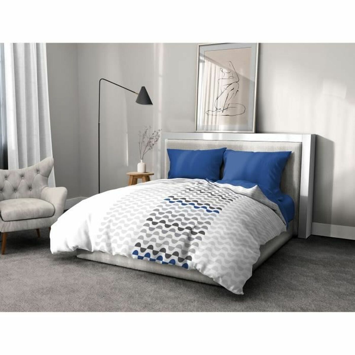 Juego de funda nórdica HOME LINGE PASSION Dream Azul 220 x 240 cm